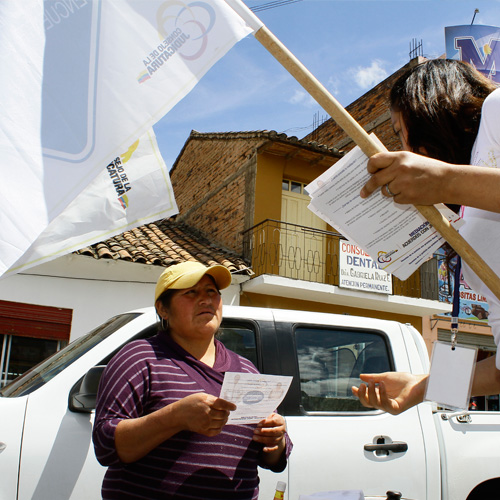 Campaña de mediación se difunde en las calles de Salcedo